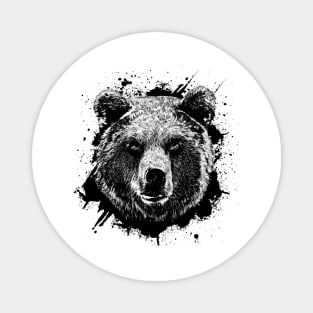 Grizzly Bear Animal Wildlife Forest Nature Hunt Adventure Graphic Magnet